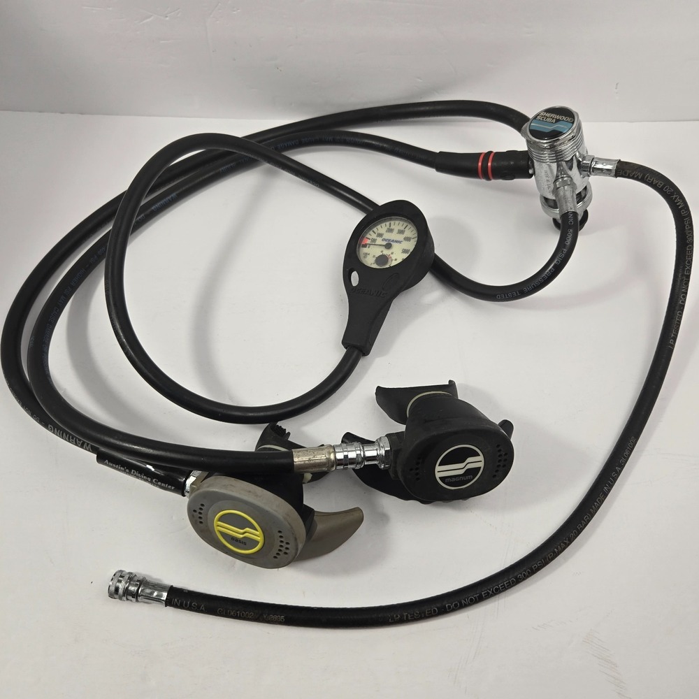 Sherwood Scuba Regulator Set Magnum Oasis Octo Oceanic SPG BCD Hose Yoke Estate